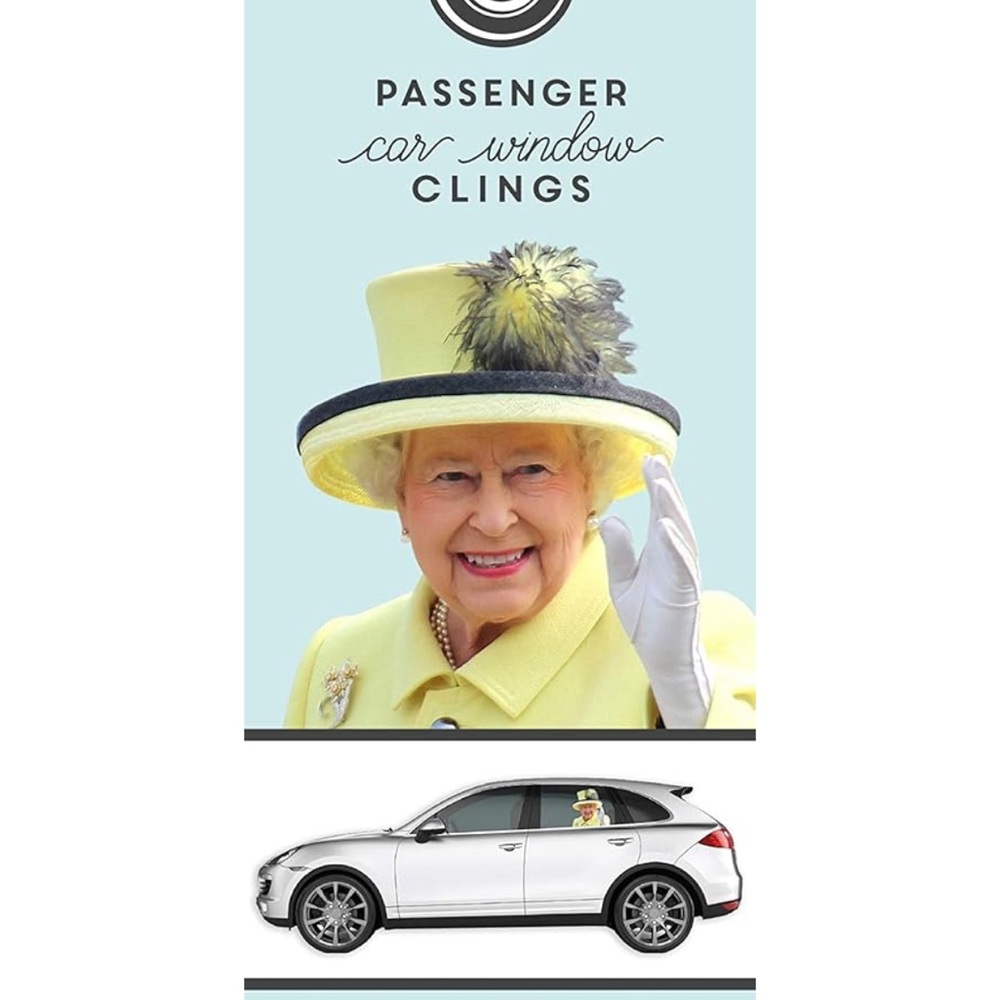 Joy Riders Car Window Cling The Queen